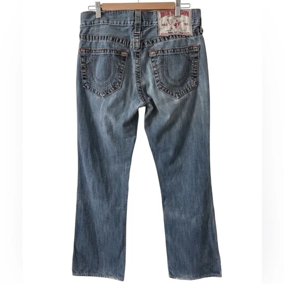 TRUE RELIGION Vintage Low-Rise Boot Cut Jeans Size 31 Archive Y2K Vintage - Picture 4 of 14